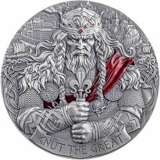 Silbermünze 2 oz  The Way to Valhalla König Cnut der Große 2025
