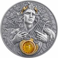 3 oz Silbermünze Apollo - Face of the Sun 2025