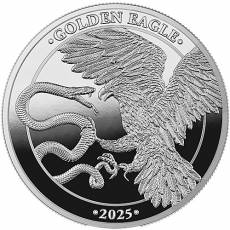 1 Unze Silber Proof Golden Eagle 5 Euro Germania Mint 2025