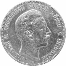 Silbermünze 5 Reichsmark Wilhelm II Preußen 1903