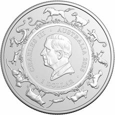 Silbermünze 1 oz Australien RAM Lunar Pferd 2026