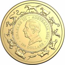 Goldmünze 1 oz Australien RAM Lunar Pferd 2026