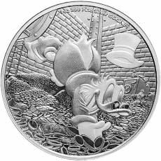 1 Unze Silbermünze Disneys Scrooge McDuck 2025