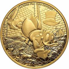 1 Unze Goldmünze Disneys Scrooge McDuck in TEP 2025