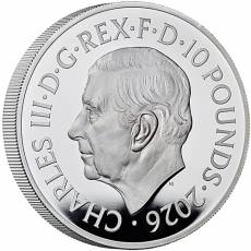 Silbermünze 5 oz Lunar Pferd Royal Mint PP 2026