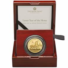 Goldmünze 1 oz Lunar Pferd Royal Mint PP 2026