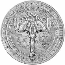 1 Unze Silber Germania Artefacts Thors Hammer Mölnir 2025