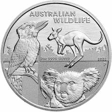 2 oz Silbermünze Australian Wildlife 2022