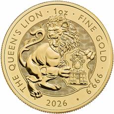 1 Unze Goldmünze Tudors Beasts Queens Lion 2026