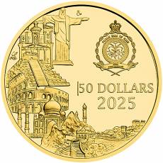 Goldmünze 1 oz New seven wonders of the world - Great wall of China Proof 2025