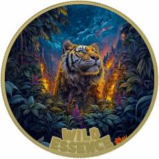 Silbermünzen 5 x 1 oz Wild Essence - Mammal Collection Proof gilded 2026