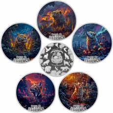 Silbermünzen 5 x 1 oz Wild Essence - Mammal Collection Proof silver 2026