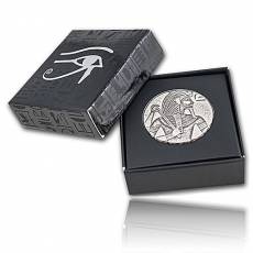 Silbermünze 5 oz Nofretete Ägypt Relikt Antik-Finish D. (2017)