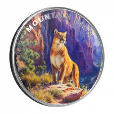 1 oz Silber The Wild Mountain Löwe