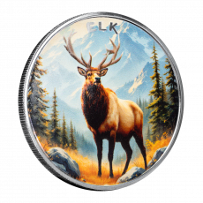 1 oz Silber The Wild Mountain Elk