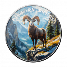 1 oz Silber The Wild Mountain Dickhornschaf