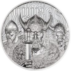 Silbermünze 1 oz Legends - Savage Vikings Proof 2026