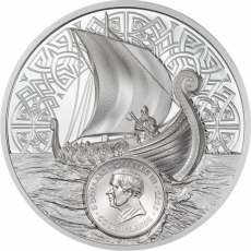 Silbermünze 1 oz Legends - Savage Vikings Proof 2026