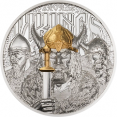 Silbermünze 3 oz Legends - Savage Vikings Proof 2026
