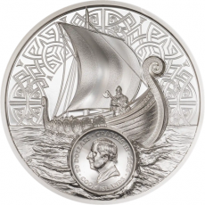 Silbermünze 3 oz Legends - Savage Vikings Proof 2026