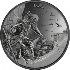 Silbermünze 1 oz Ragnarök Loki Black Silver Germania Mint 2025