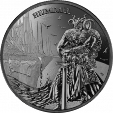 Silbermünze 1 oz Ragnarök Heimdall Black Silver Germania Mint 2025