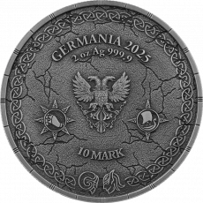 2 Unzen Silber Germania Ragnarök Loki & Heimdall Ultra High Relief UV-Effekt 2025
