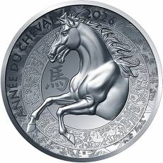 20 Euro Silbermünze 1 oz Jahr des Pferdes Frankreich High Relief 2026