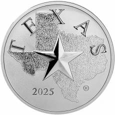 1 oz Silver Round Texas Mint Stier - Kampf Revers Proof 2024