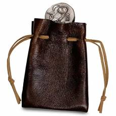 1 Unze Silber Eule von Athen Antik Finish Replica mit Lederbeutel