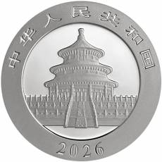 China Panda 30 gramm Silber 2026
