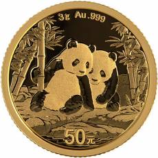 China Panda 3 gramm Gold 2026