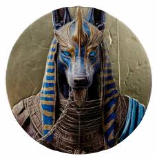 Silbermünze 2 oz Ägyptisches Erbe - Anubis Antik Finish 2025
