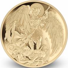 Goldmünze 0,5 gramm Erzengel St. Michael Proof 2025