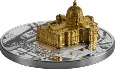 Silbermünze 1 oz FULL SCULPTURE 3D San Pietro Vatican 2025