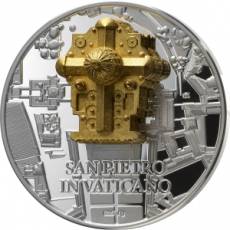 Silbermünze 1 oz FULL SCULPTURE 3D San Pietro Vatican 2025