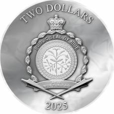 Silbermünze 50 gramm Esca Dark Beauties Antik Finish 2025