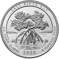 5 oz Silber US- Mint American Beautiful Salt River Bay Virgin Islands 2020