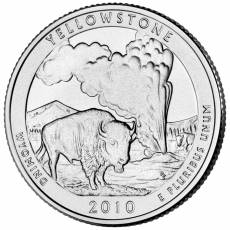 5 oz Silber US- Mint American Beautiful Yellowstone Wyoming 2010