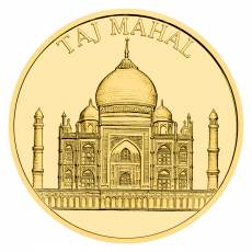 Goldmünze 1 oz New seven wonders of the world - Taj Mahal Proof 2025