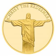Goldmünze 1 oz New seven wonders of the world - Christ the Redeemer Proof 2024