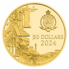 Goldmünze 1 oz New seven wonders of the world - Chichén Itzá Proof 2024