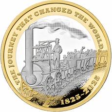 Silbermünze 200 Years of the Modern Railway Piedfort Proof 2025