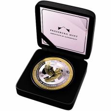 Silbermünze 1 oz Pax - Friedenstaube teilvergoldet Proof Like 2026