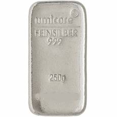 Silberbarren 250 gramm Umicore