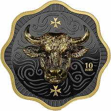 2 Unzen Silber Malta Malteser Ochse - Maltese Ox High Relief 2025