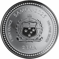 1 Unze Silbermünze Samoa Seepferd Prooflike 2025
