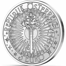 3 Euro Fantastische Fabelwesen Hippokamp UV-Effekt 2025