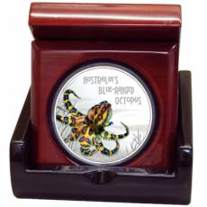 Silbermünze 1 oz Deadly & Dangerous Oktopus Proof 2008