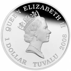 Silbermünze 1 oz Deadly & Dangerous Oktopus Proof 2008